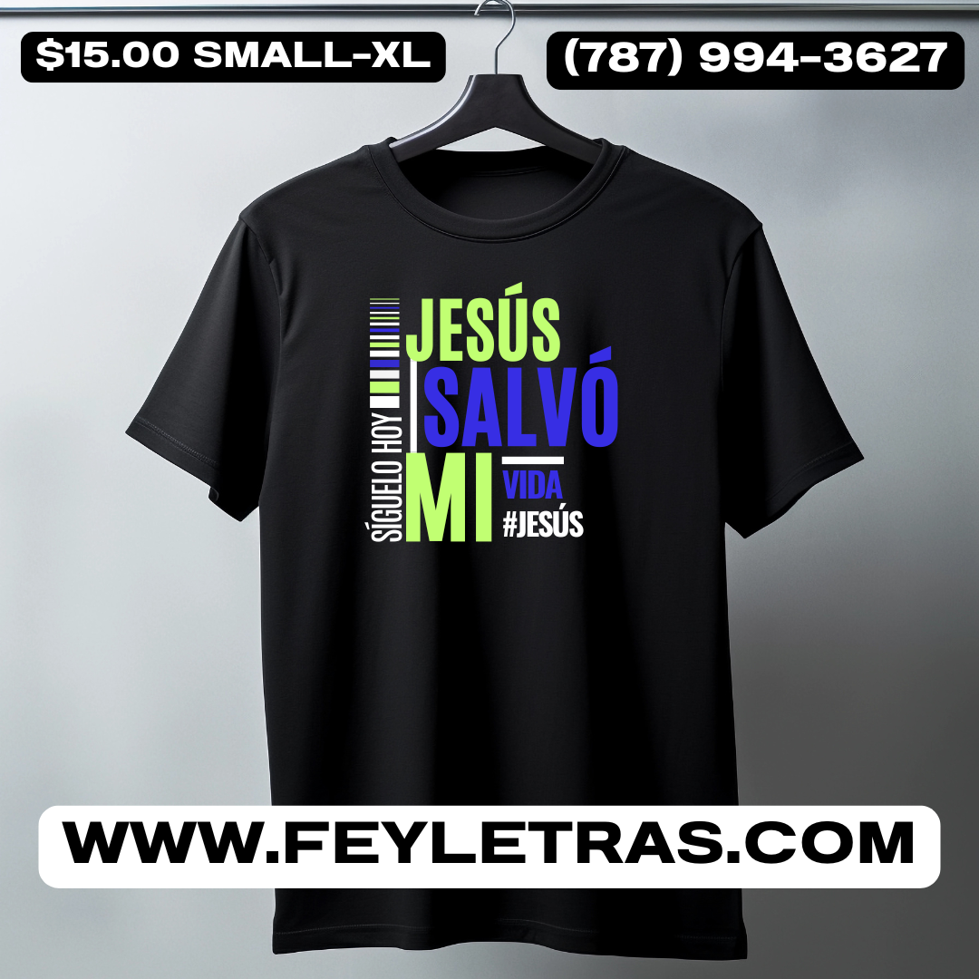 Camisa Jesús salvó mi vida