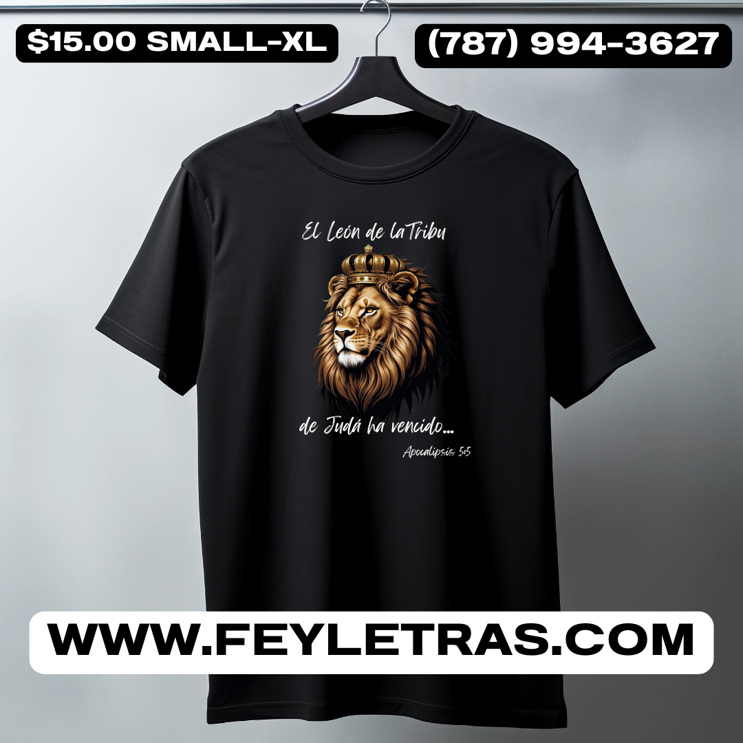 Camisa El León de la Tribu de Judá Venció
