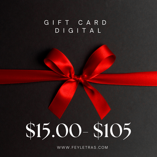Regala Propósito – Tarjeta de Regalo Fe y Letras