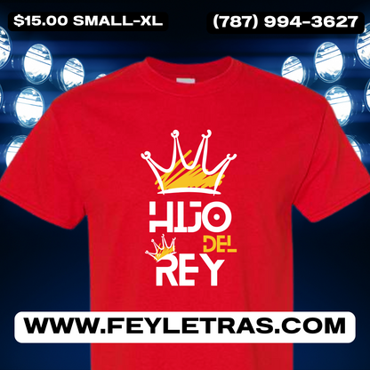 Tshirt Hijo del Rey  Camisas Cristianas
