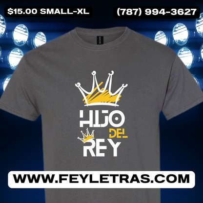 Tshirt Hijo del Rey  Camisas Cristianas
